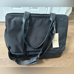 Brand new with tags, BEIS convertible weekender in black